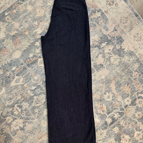 Banana Republic Factory | Dark Blue Full Length Wide Leg Jeans | Size 27 - Picture 2 of 5